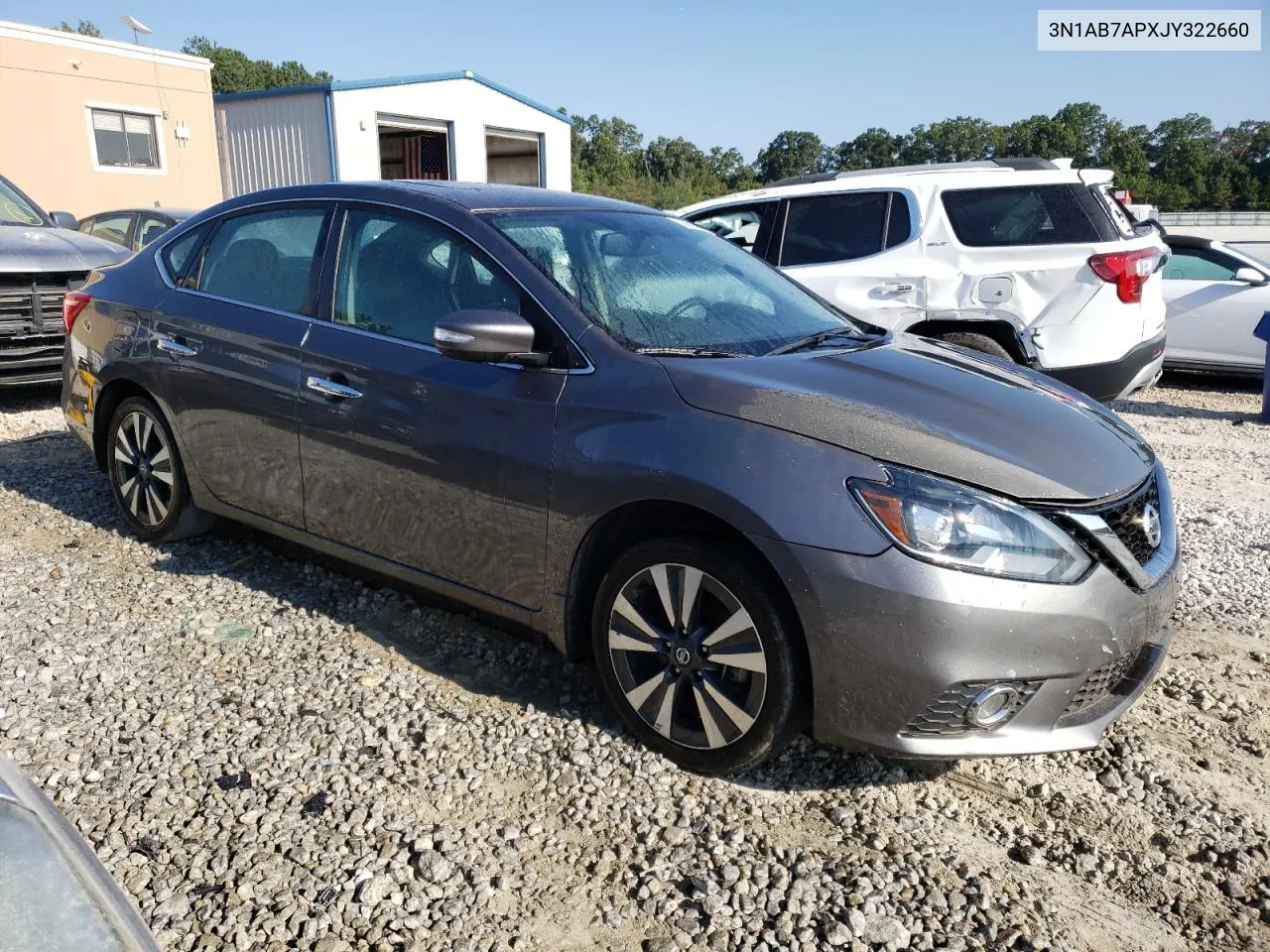 2018 Nissan Sentra S VIN: 3N1AB7APXJY322660 Lot: 68124664