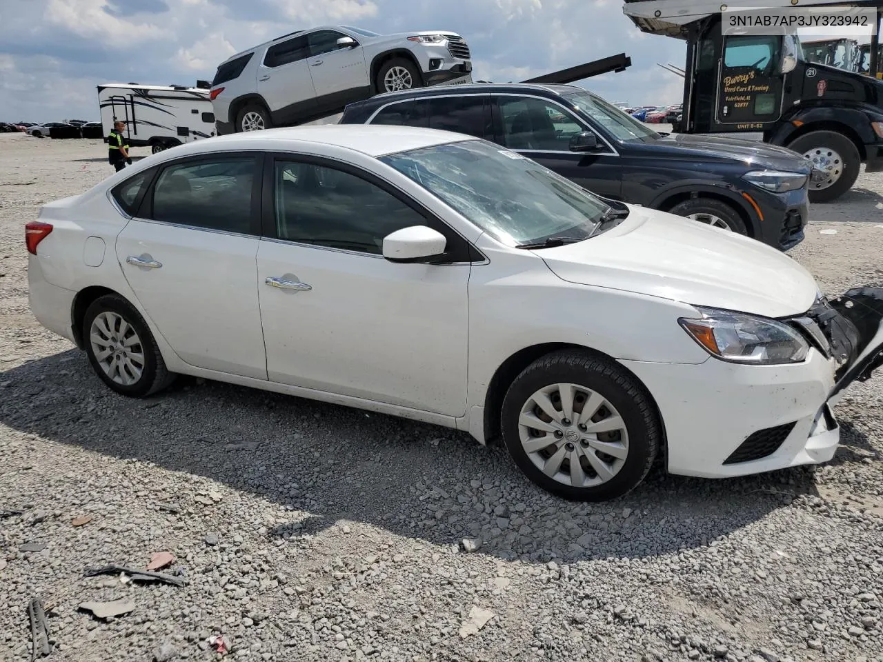 2018 Nissan Sentra S VIN: 3N1AB7AP3JY323942 Lot: 68135074