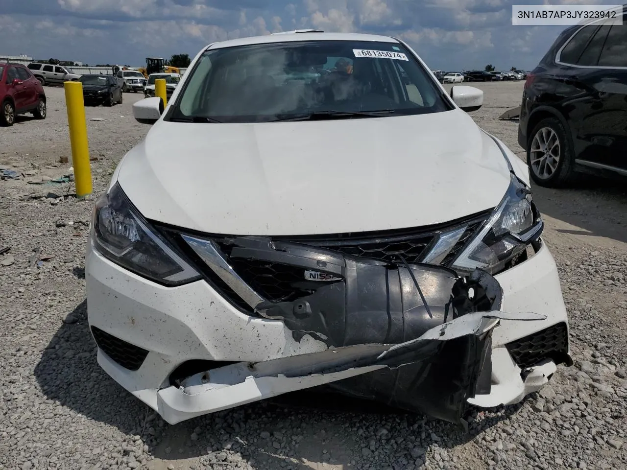 2018 Nissan Sentra S VIN: 3N1AB7AP3JY323942 Lot: 68135074