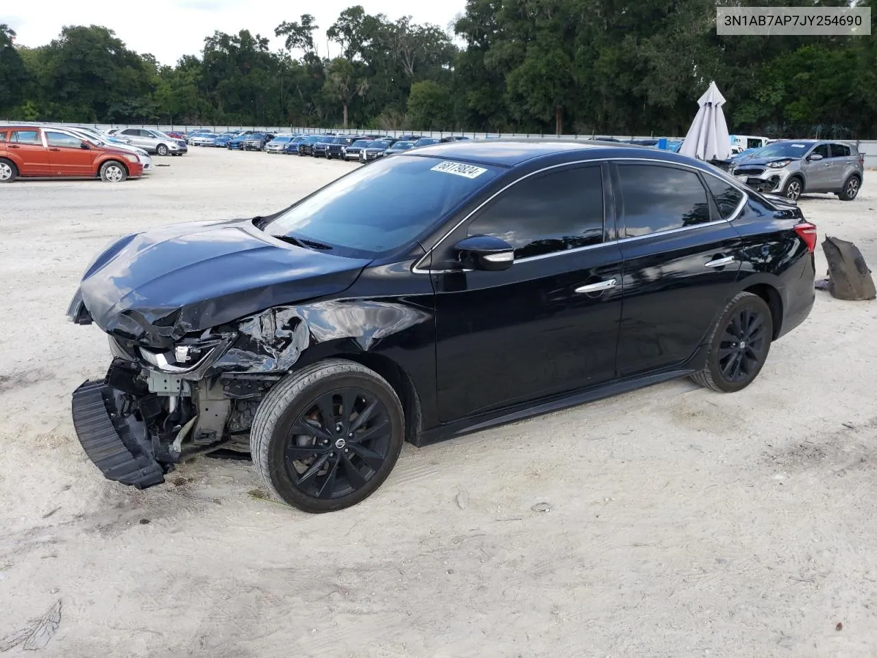 2018 Nissan Sentra S VIN: 3N1AB7AP7JY254690 Lot: 68179824