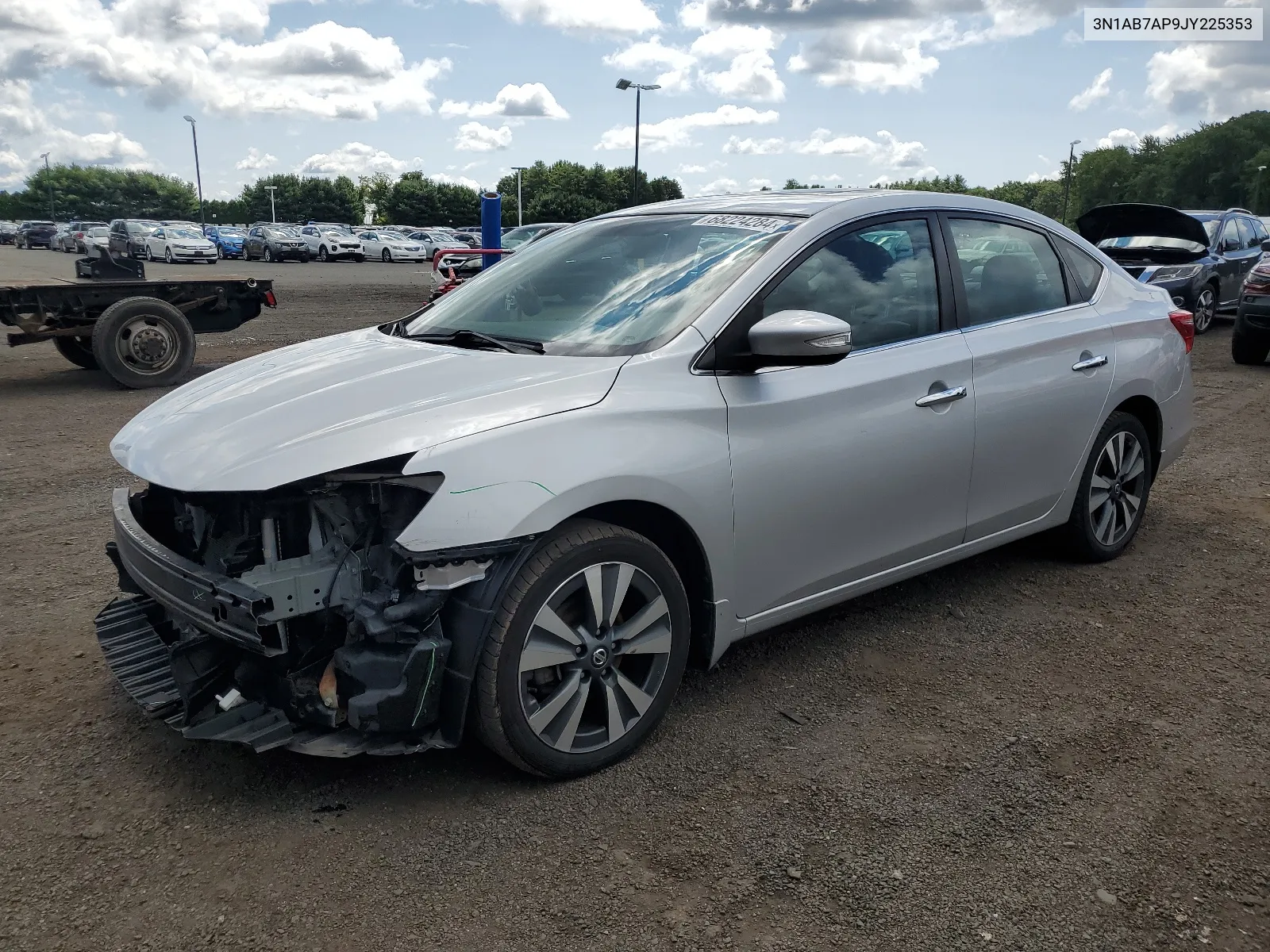 2018 Nissan Sentra S VIN: 3N1AB7AP9JY225353 Lot: 68224284