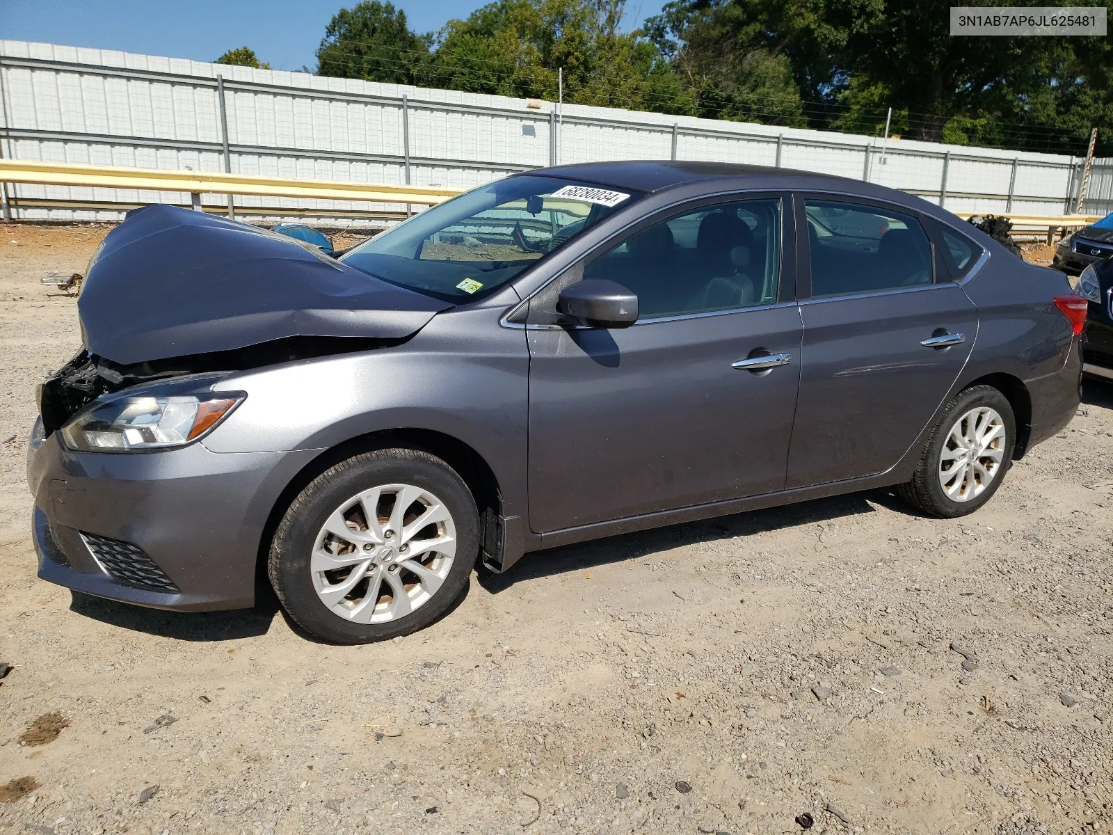 3N1AB7AP6JL625481 2018 Nissan Sentra S