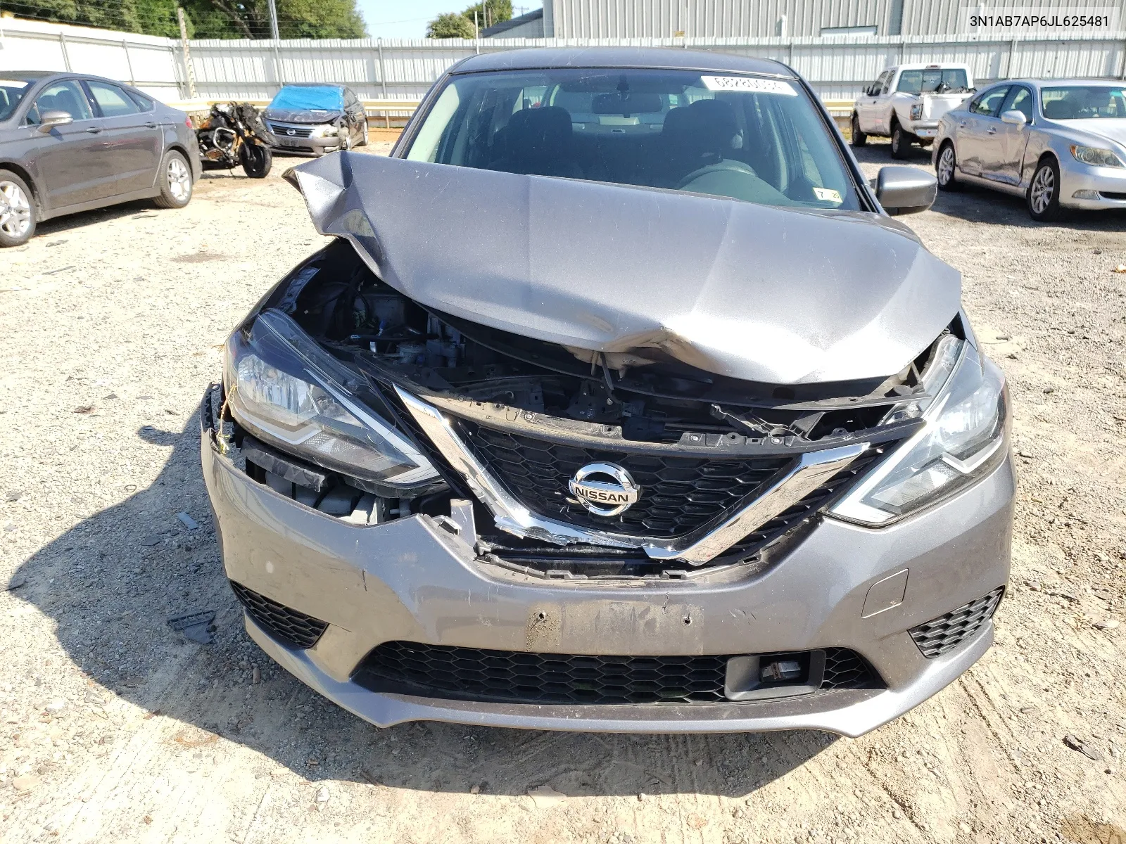 2018 Nissan Sentra S VIN: 3N1AB7AP6JL625481 Lot: 68280034