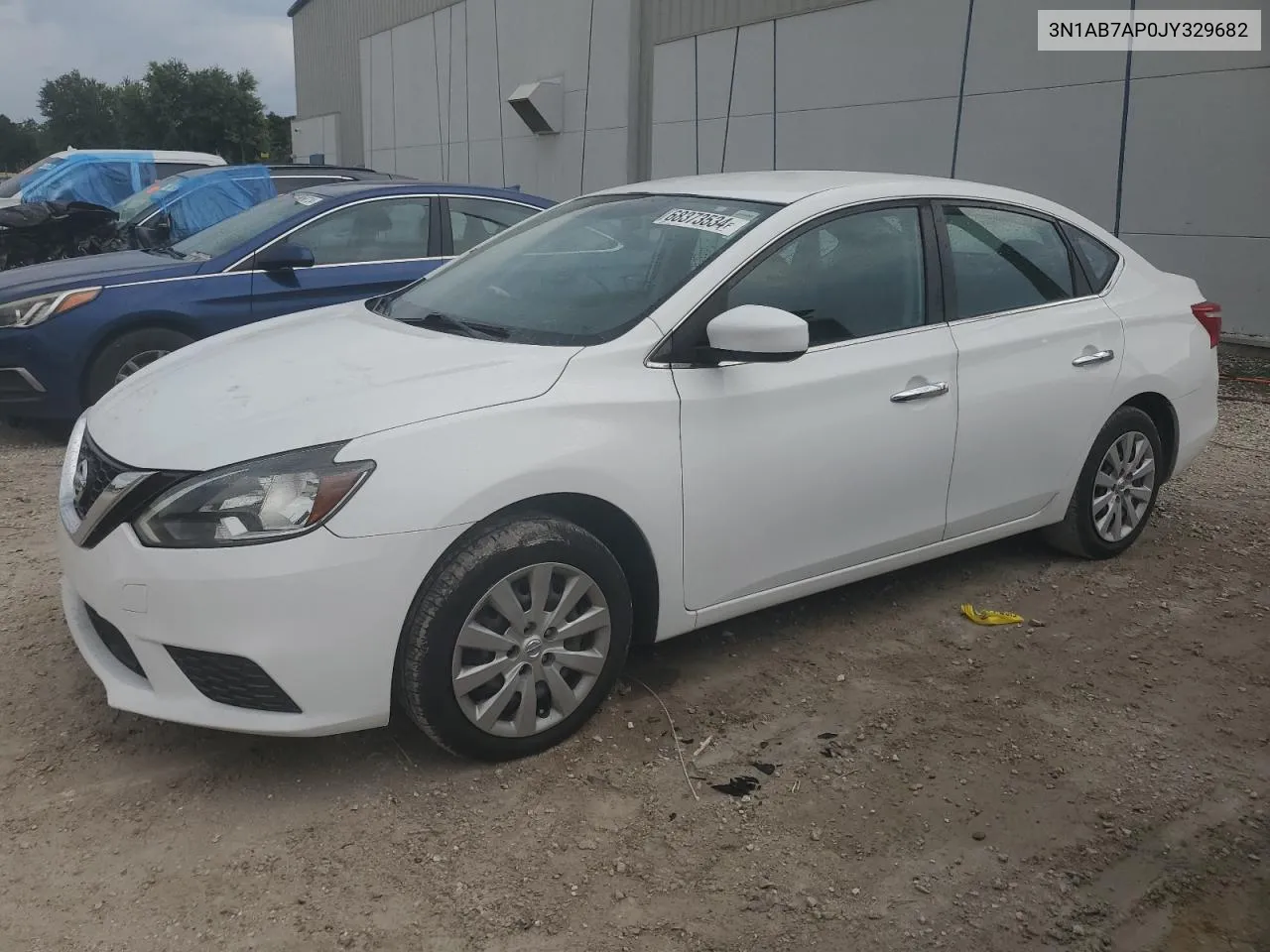 2018 Nissan Sentra S VIN: 3N1AB7AP0JY329682 Lot: 68373534