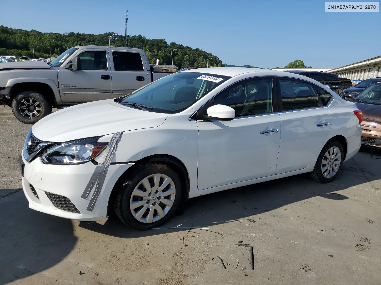 2018 Nissan Sentra S VIN: 3N1AB7AP9JY312878 Lot: 68384204