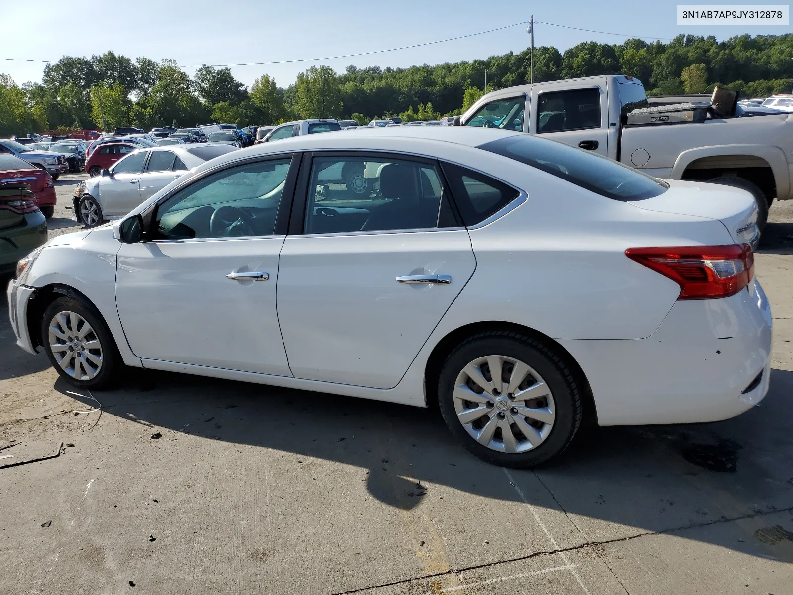 2018 Nissan Sentra S VIN: 3N1AB7AP9JY312878 Lot: 68384204