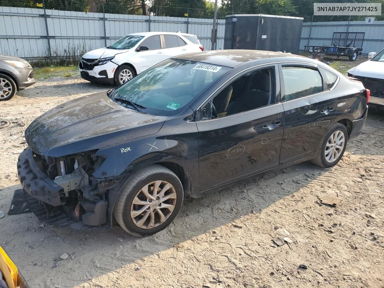 2018 Nissan Sentra S VIN: 3N1AB7AP7JY271425 Lot: 68419314