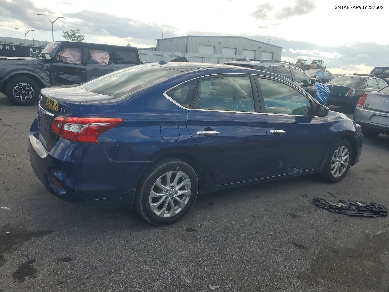 2018 Nissan Sentra S VIN: 3N1AB7AP9JY237602 Lot: 68444164