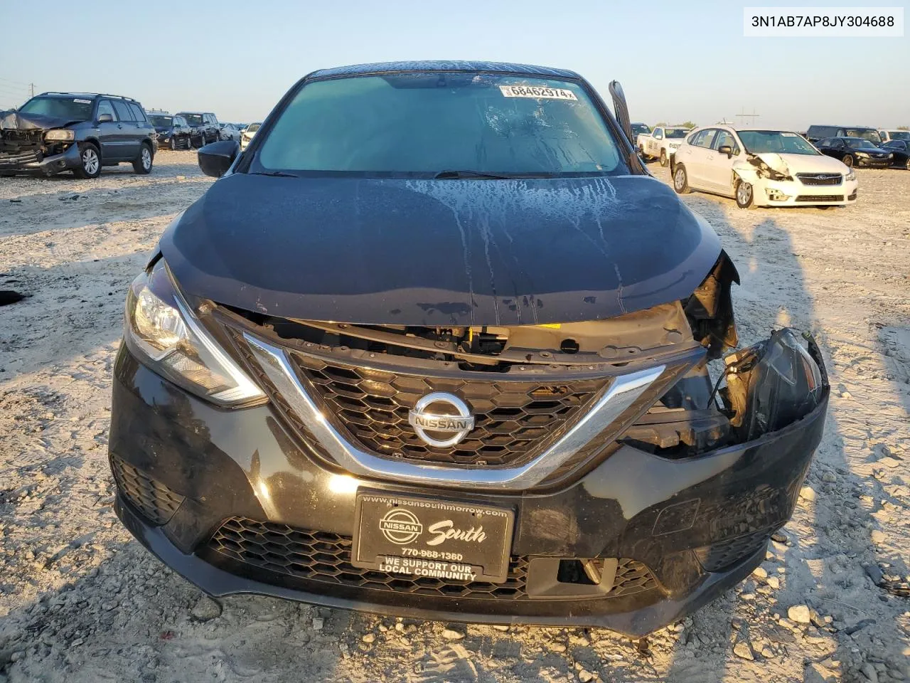 2018 Nissan Sentra S VIN: 3N1AB7AP8JY304688 Lot: 68462974