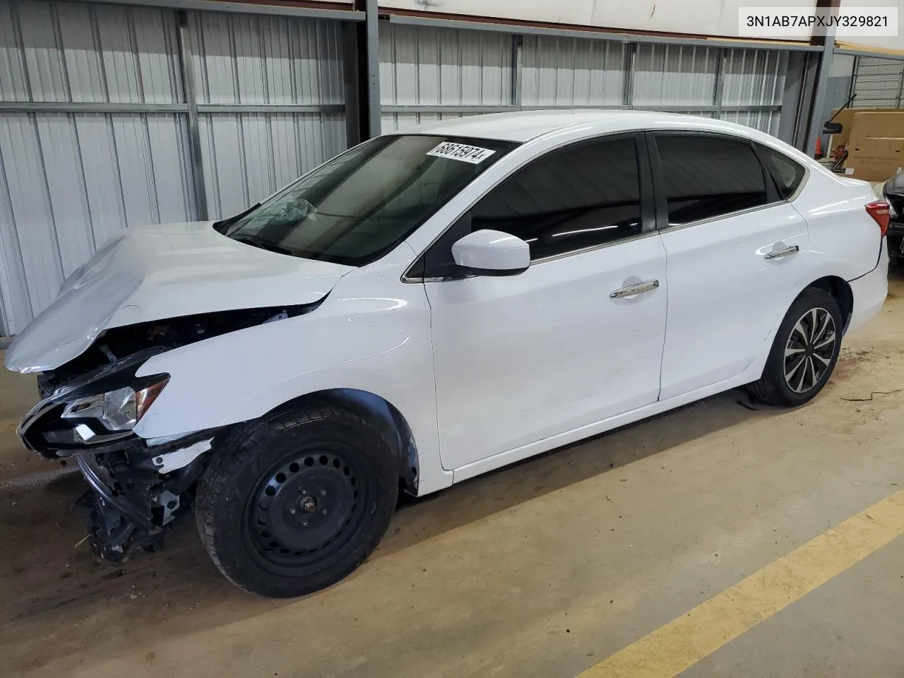 3N1AB7APXJY329821 2018 Nissan Sentra S