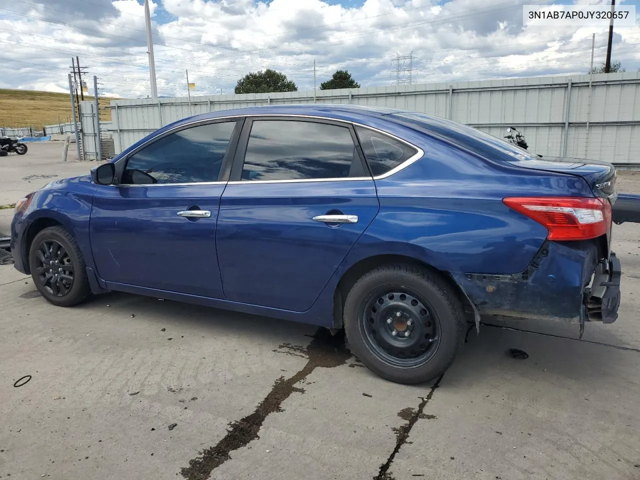 2018 Nissan Sentra S VIN: 3N1AB7AP0JY320657 Lot: 68679154