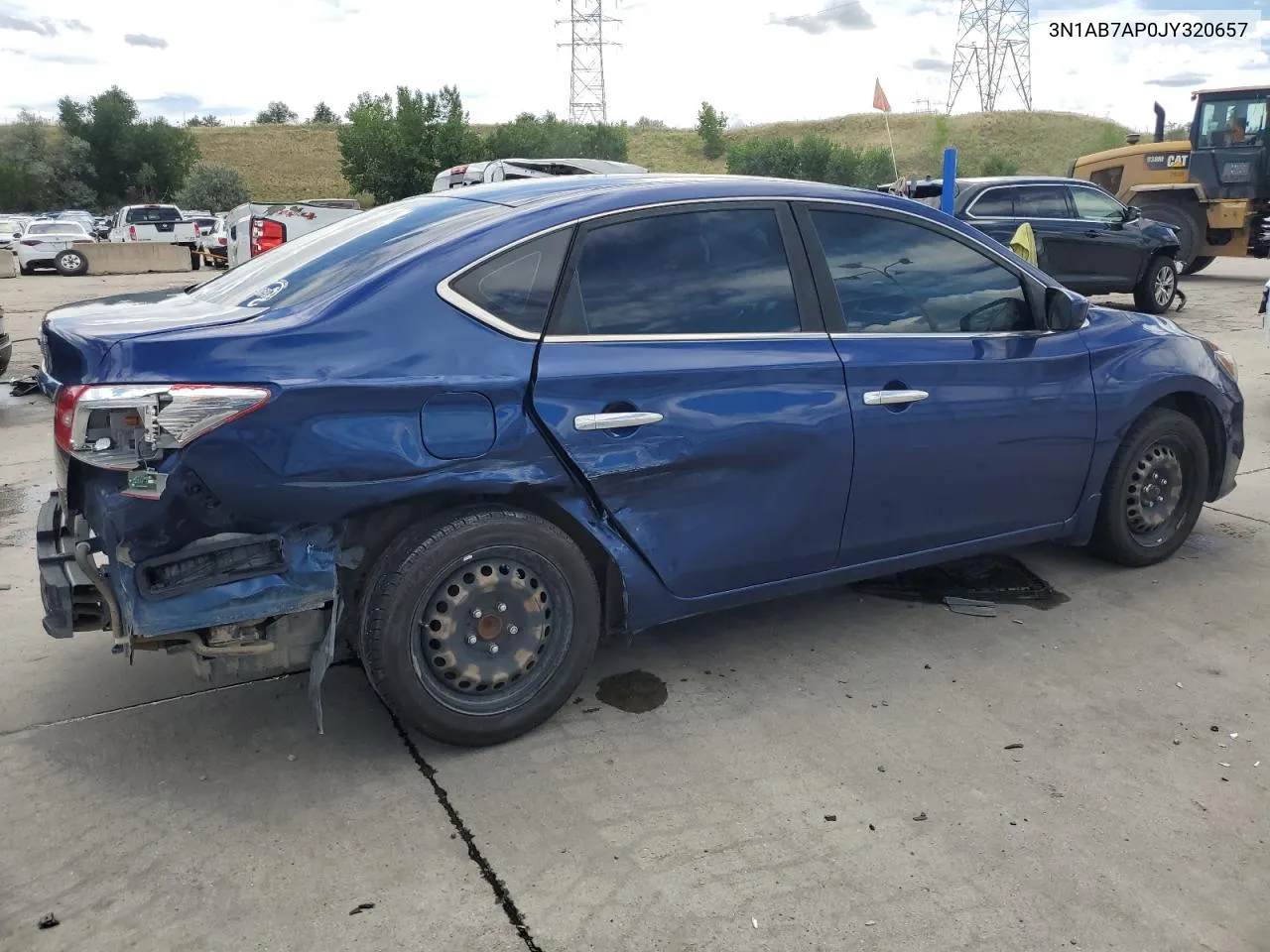 2018 Nissan Sentra S VIN: 3N1AB7AP0JY320657 Lot: 68679154