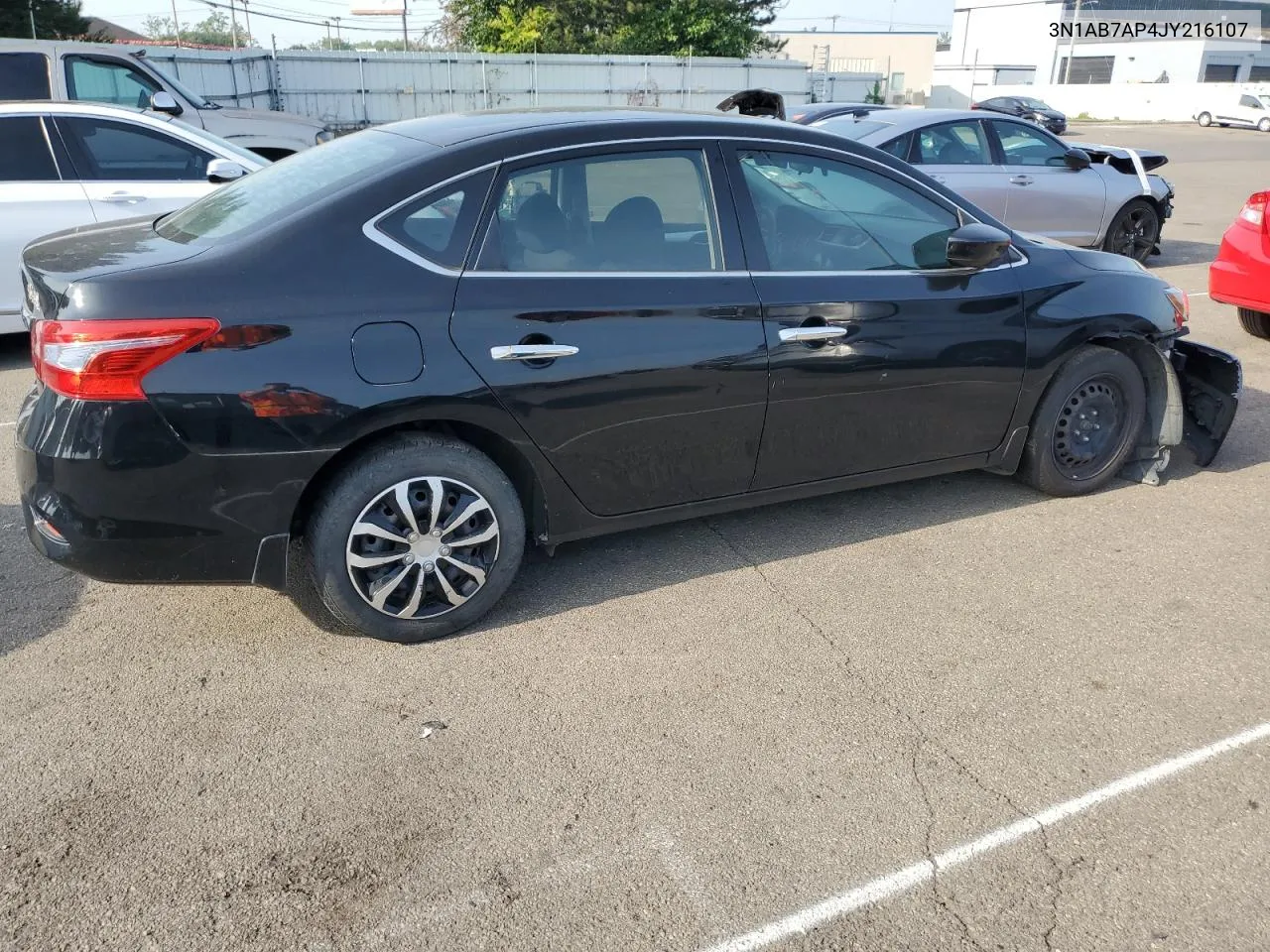 2018 Nissan Sentra S VIN: 3N1AB7AP4JY216107 Lot: 68747904