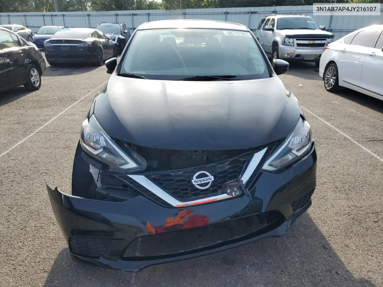 3N1AB7AP4JY216107 2018 Nissan Sentra S