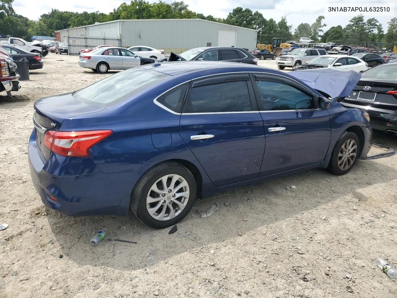 3N1AB7AP0JL632510 2018 Nissan Sentra S