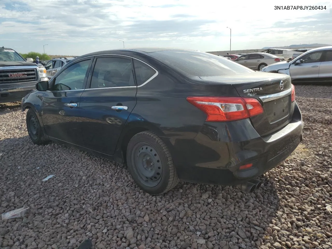 2018 Nissan Sentra S VIN: 3N1AB7AP8JY260434 Lot: 68808684