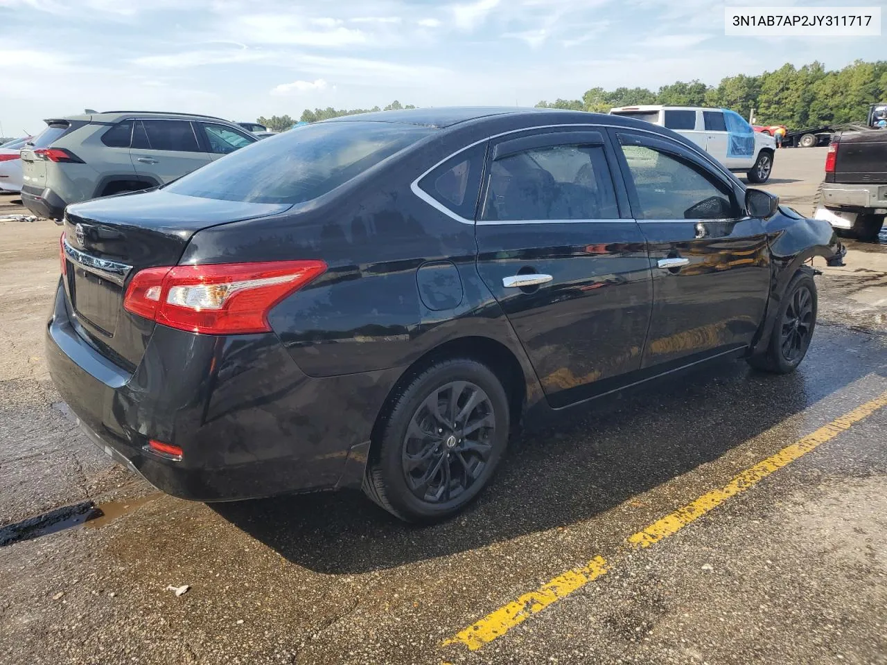 2018 Nissan Sentra S VIN: 3N1AB7AP2JY311717 Lot: 68834254