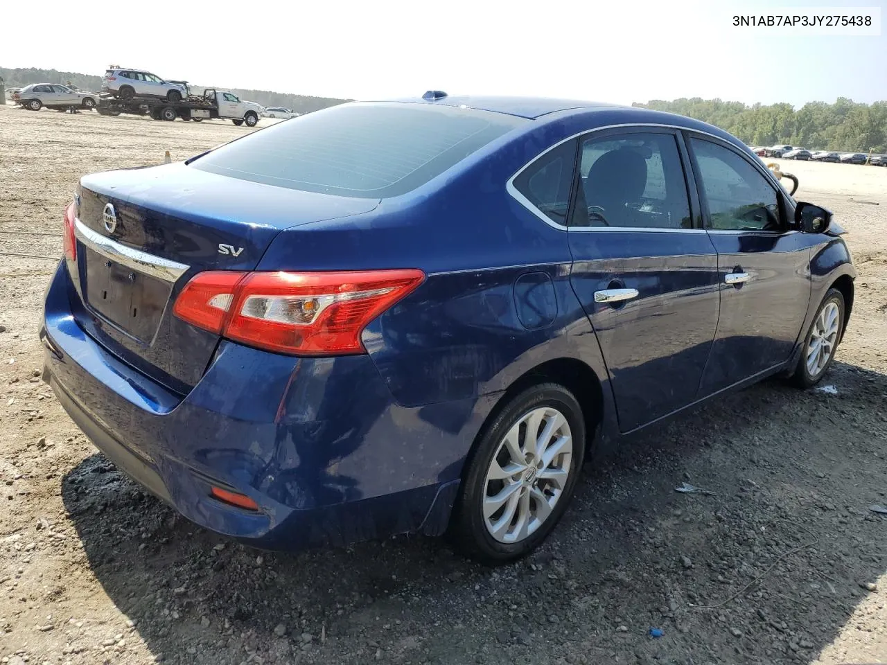 2018 Nissan Sentra S VIN: 3N1AB7AP3JY275438 Lot: 69090814