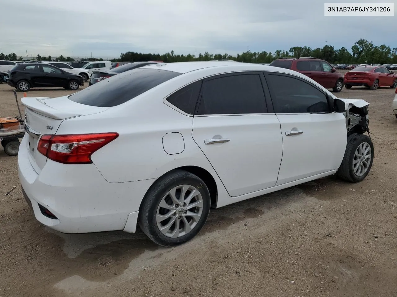 2018 Nissan Sentra S VIN: 3N1AB7AP6JY341206 Lot: 69153524