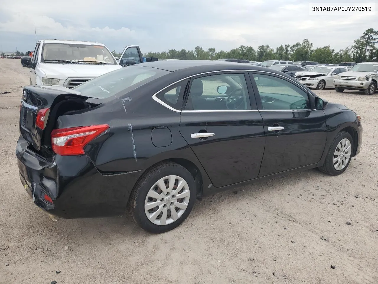 2018 Nissan Sentra S VIN: 3N1AB7AP0JY270519 Lot: 69302764