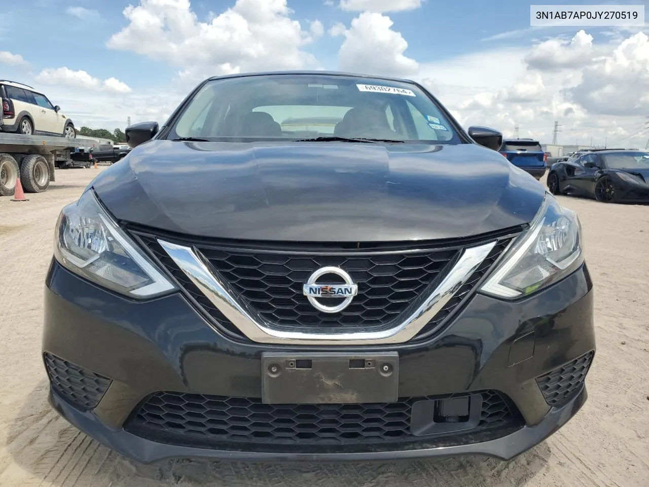 2018 Nissan Sentra S VIN: 3N1AB7AP0JY270519 Lot: 69302764