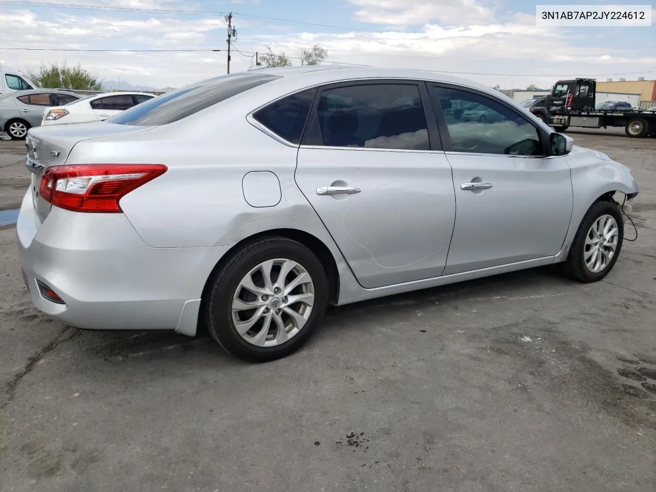 2018 Nissan Sentra S VIN: 3N1AB7AP2JY224612 Lot: 69314684