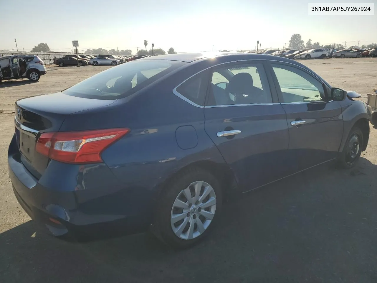 2018 Nissan Sentra S VIN: 3N1AB7AP5JY267924 Lot: 69441824