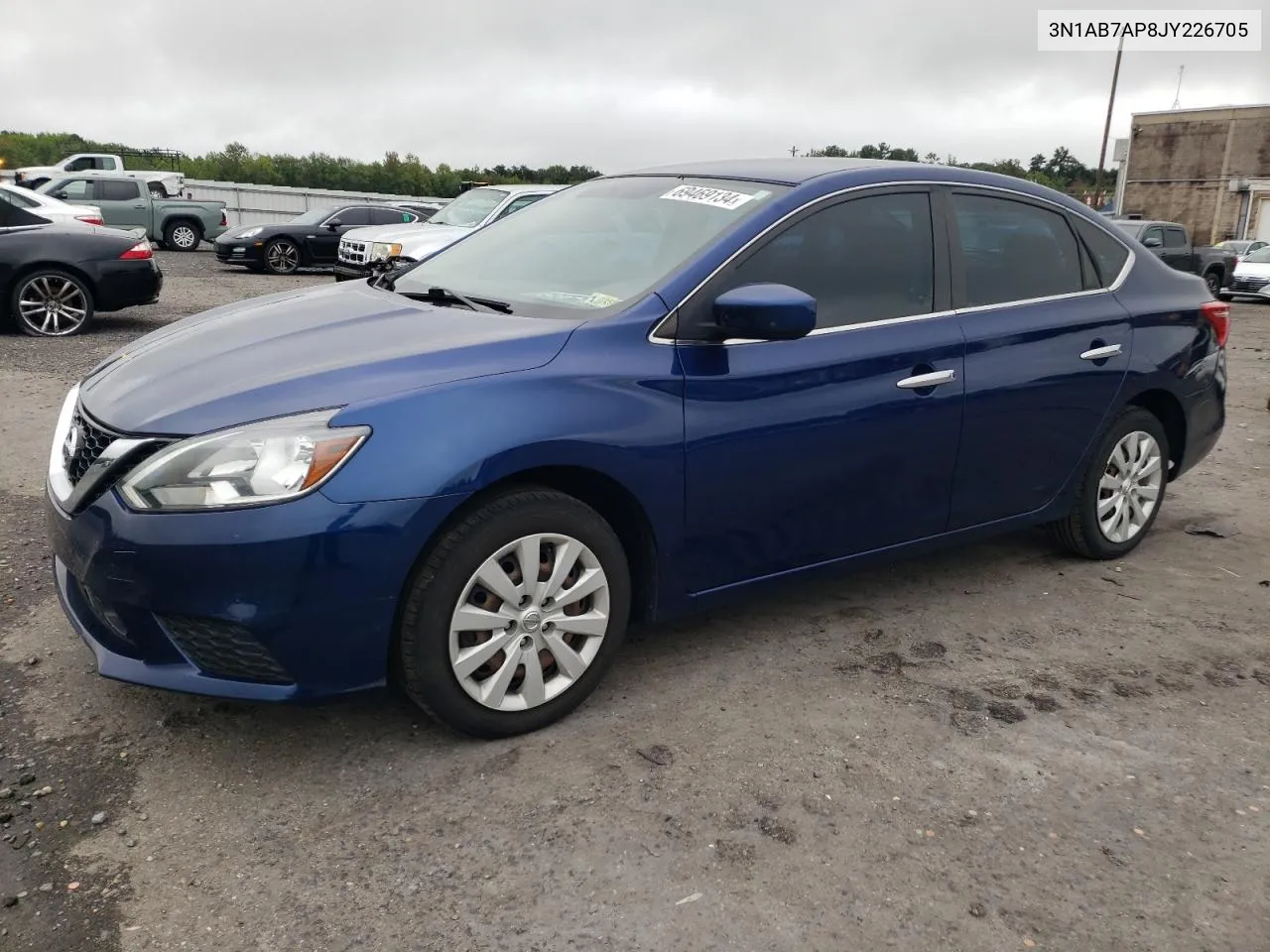 2018 Nissan Sentra S VIN: 3N1AB7AP8JY226705 Lot: 69469134