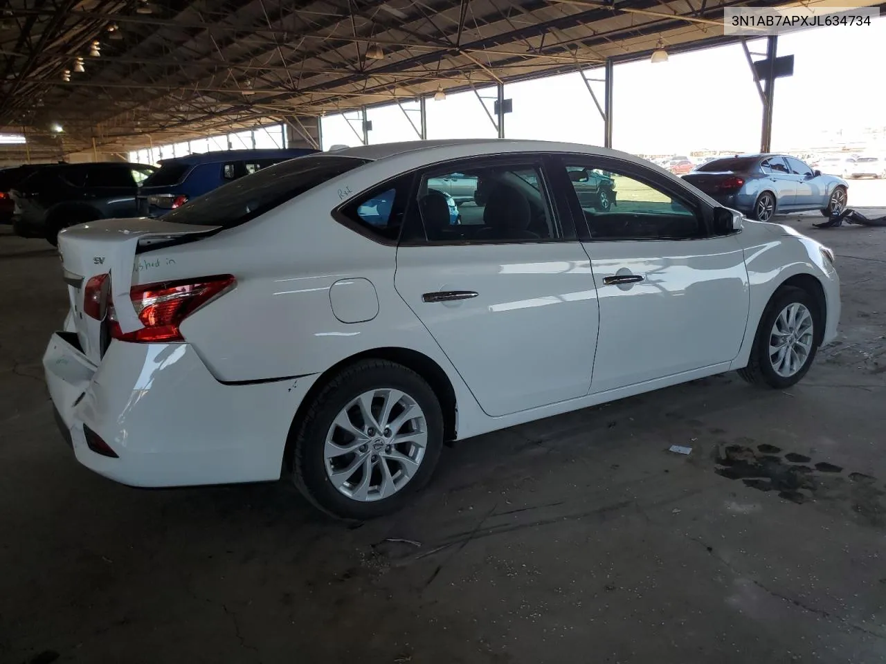 2018 Nissan Sentra S VIN: 3N1AB7APXJL634734 Lot: 69533274