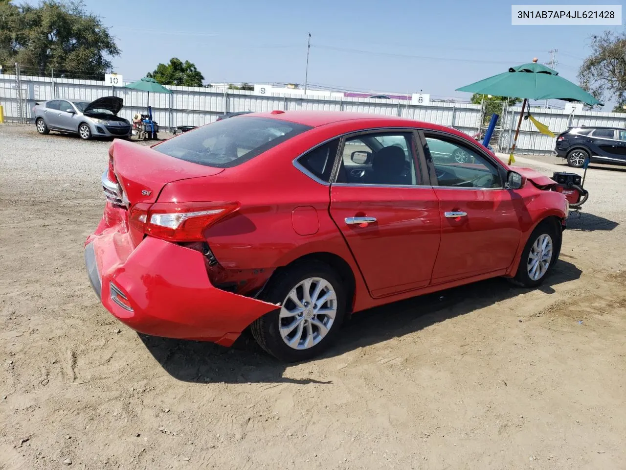 2018 Nissan Sentra S VIN: 3N1AB7AP4JL621428 Lot: 69587434