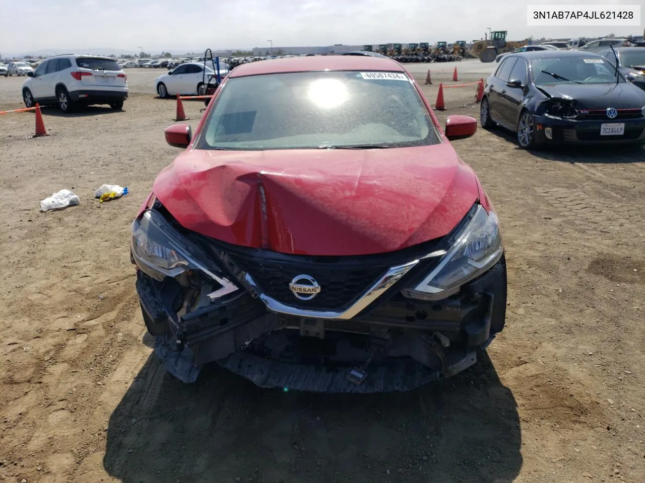 2018 Nissan Sentra S VIN: 3N1AB7AP4JL621428 Lot: 69587434