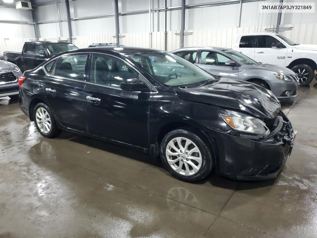 2018 Nissan Sentra S VIN: 3N1AB7AP3JY321849 Lot: 69642044