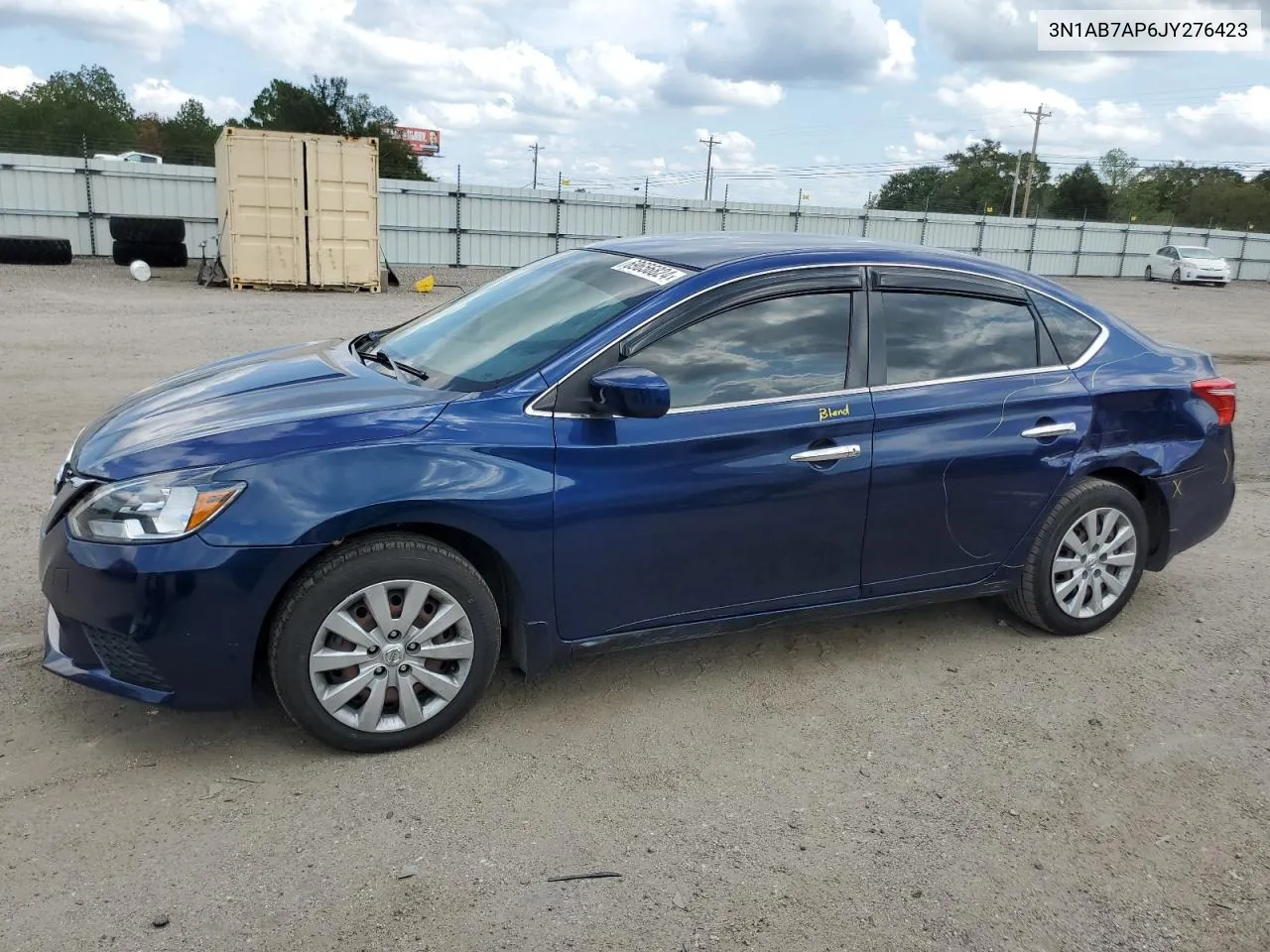 2018 Nissan Sentra S VIN: 3N1AB7AP6JY276423 Lot: 69656824