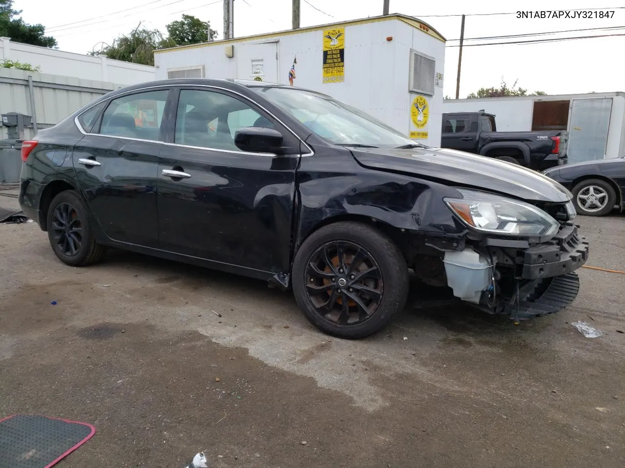 2018 Nissan Sentra S VIN: 3N1AB7APXJY321847 Lot: 69675414