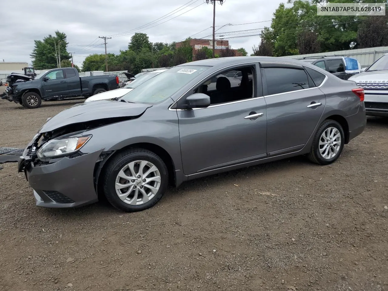 2018 Nissan Sentra S VIN: 3N1AB7AP5JL628419 Lot: 69685284