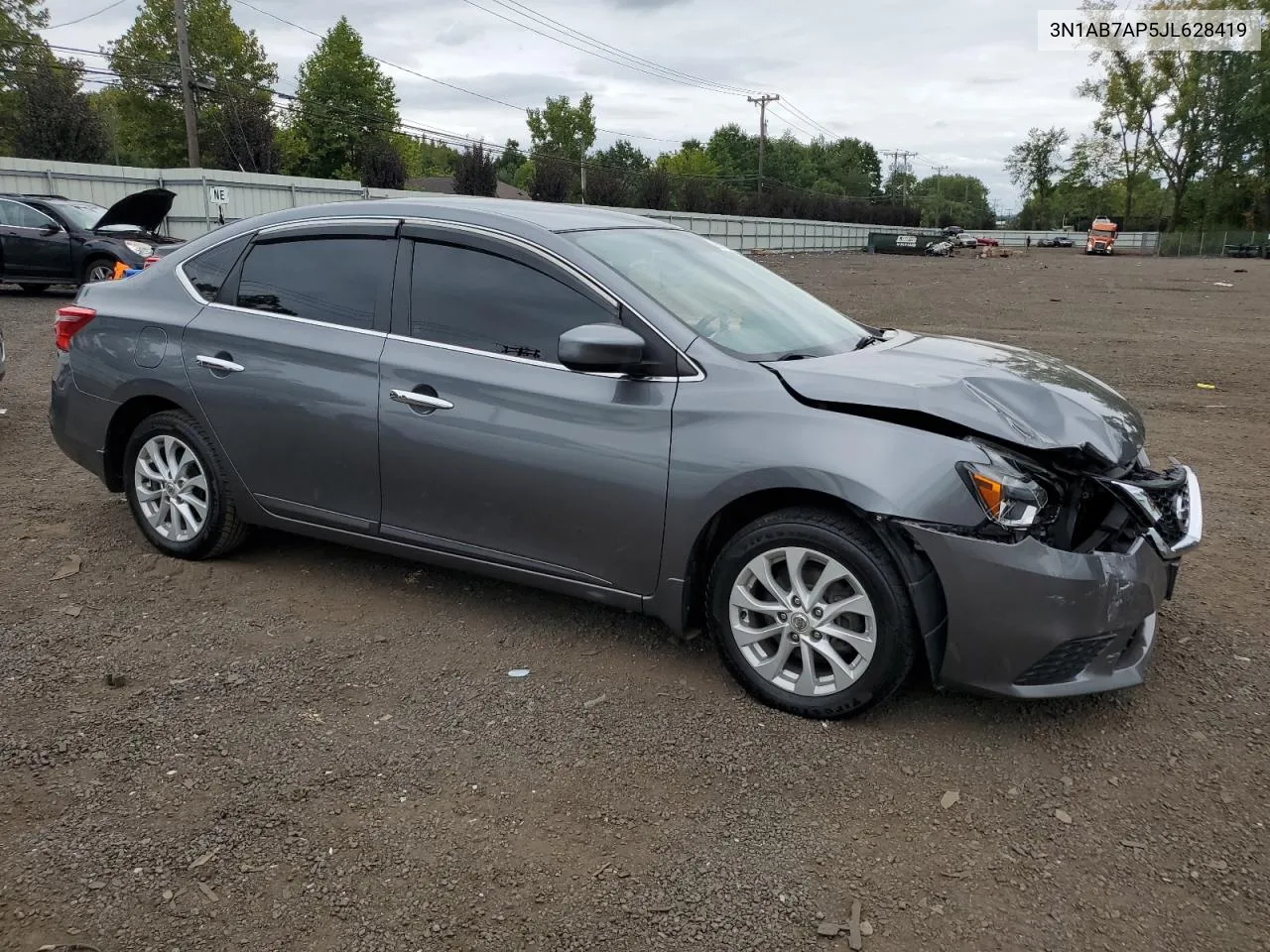 2018 Nissan Sentra S VIN: 3N1AB7AP5JL628419 Lot: 69685284