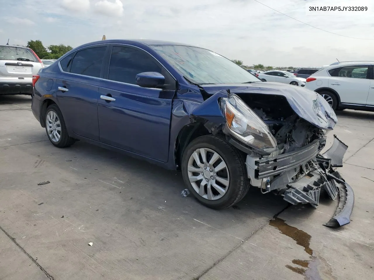 2018 Nissan Sentra S VIN: 3N1AB7AP5JY332089 Lot: 69912414