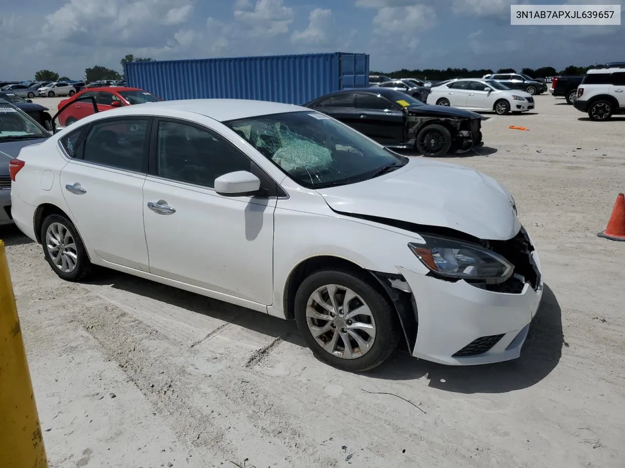 2018 Nissan Sentra S VIN: 3N1AB7APXJL639657 Lot: 70332984