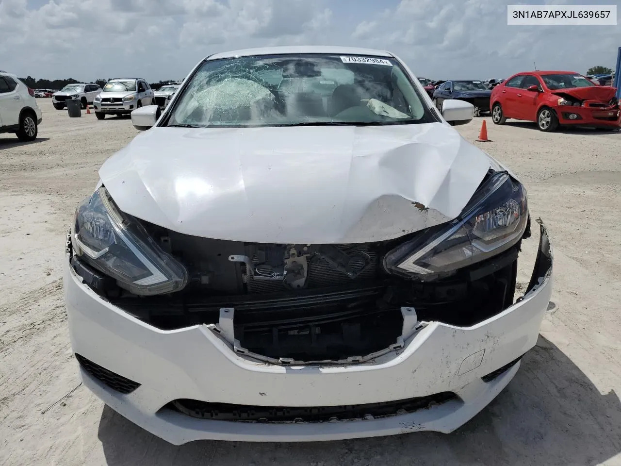 2018 Nissan Sentra S VIN: 3N1AB7APXJL639657 Lot: 70332984