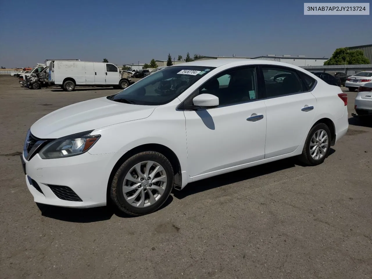 2018 Nissan Sentra S VIN: 3N1AB7AP2JY213724 Lot: 70450704