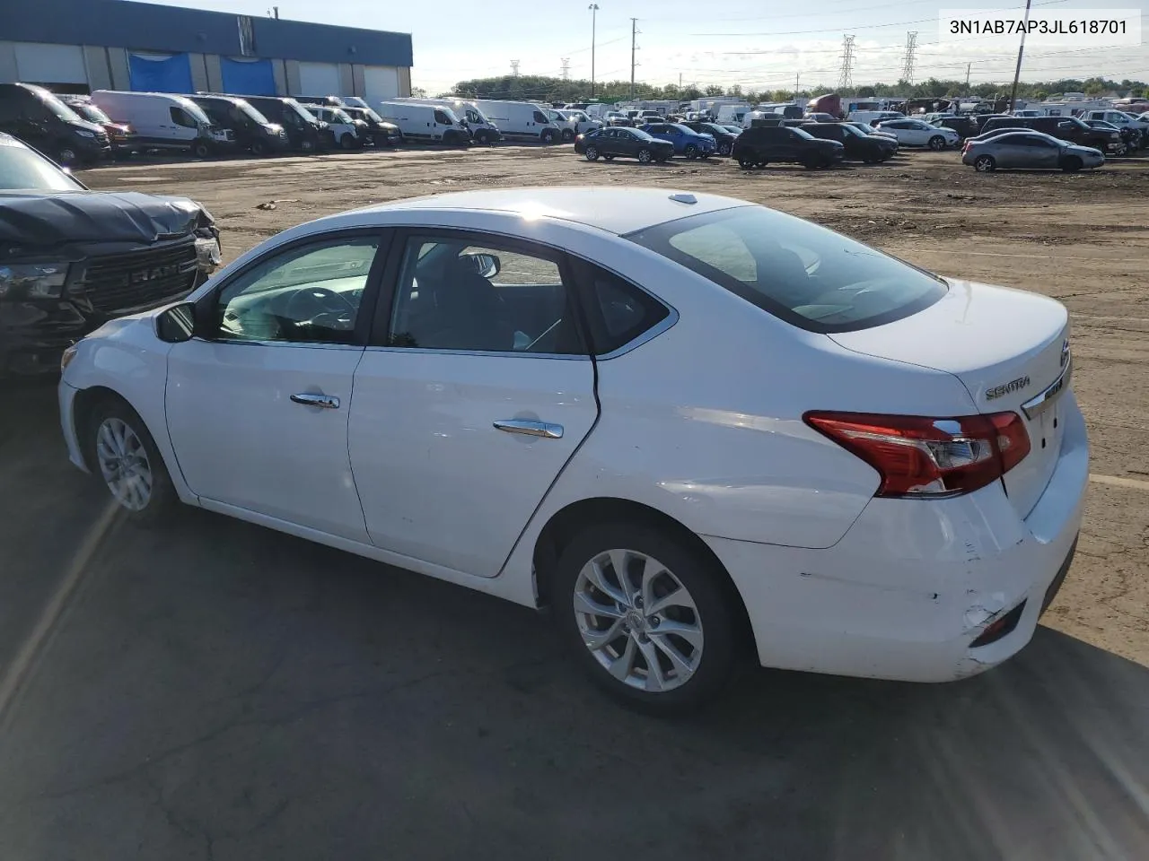 2018 Nissan Sentra S VIN: 3N1AB7AP3JL618701 Lot: 70479004