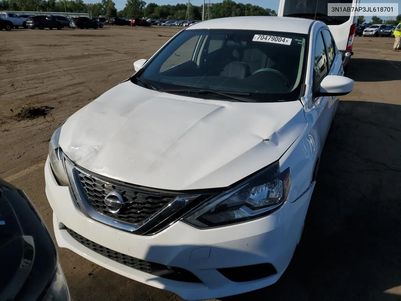 3N1AB7AP3JL618701 2018 Nissan Sentra S