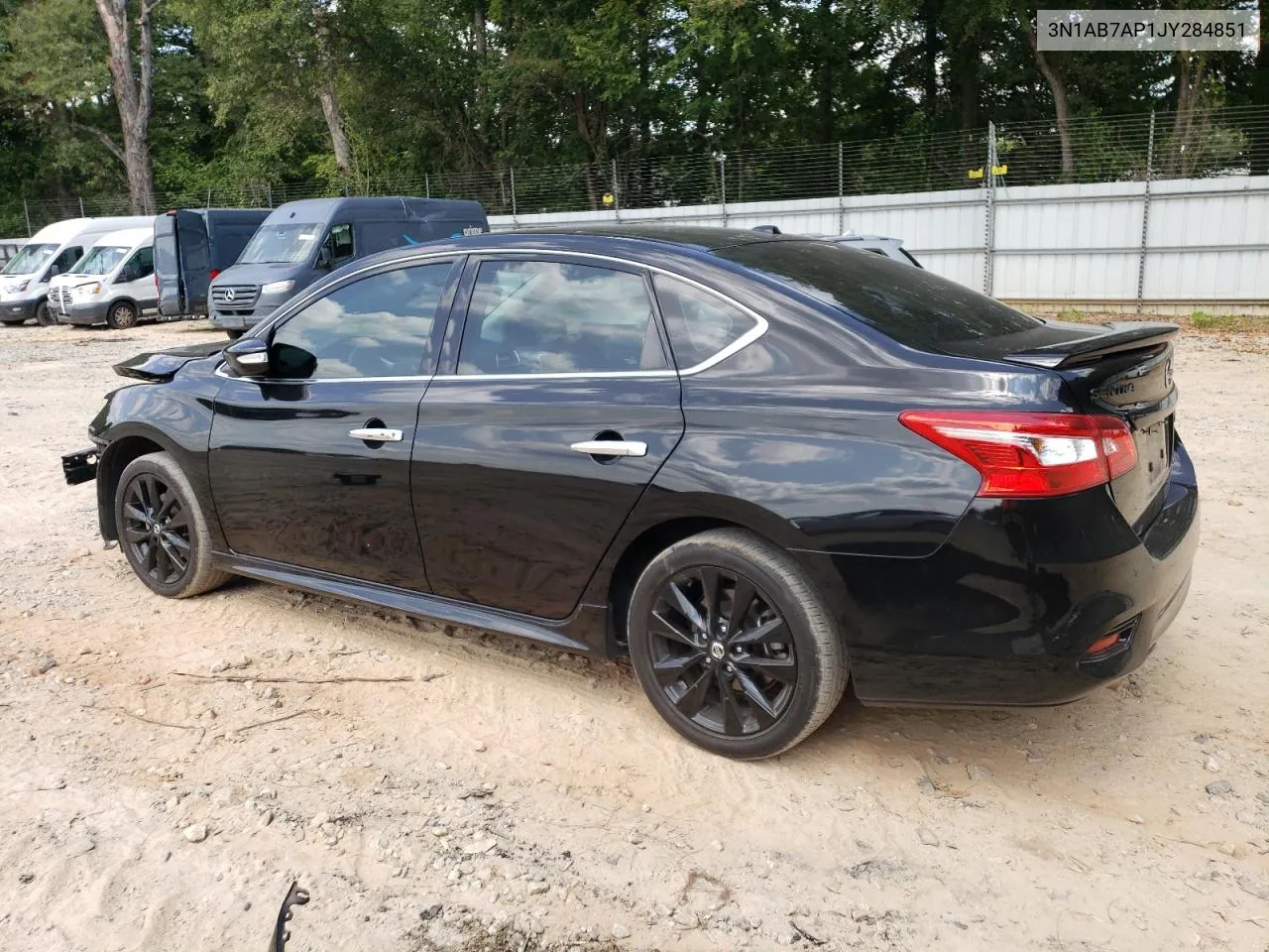 2018 Nissan Sentra S VIN: 3N1AB7AP1JY284851 Lot: 70495584