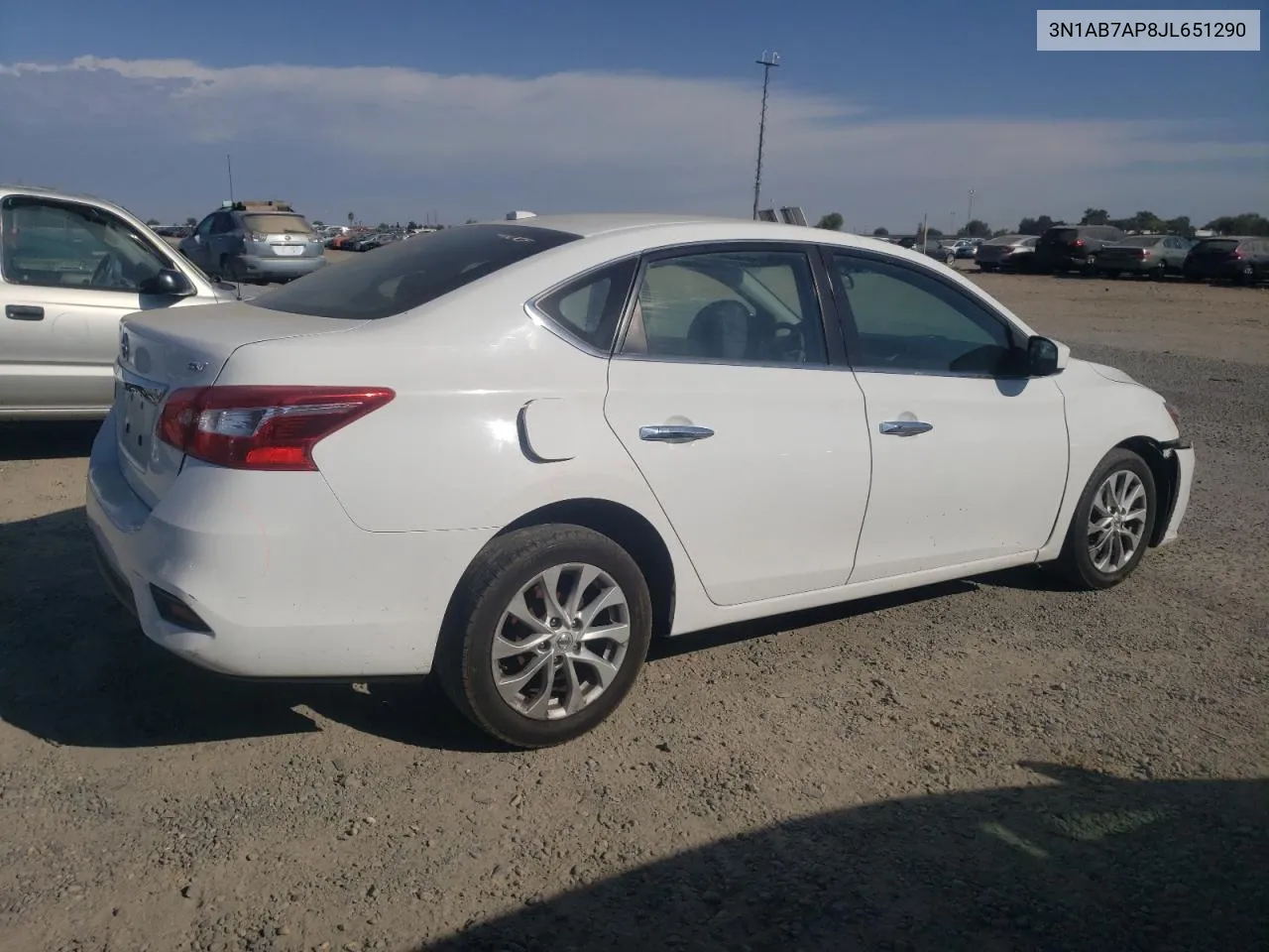 3N1AB7AP8JL651290 2018 Nissan Sentra S