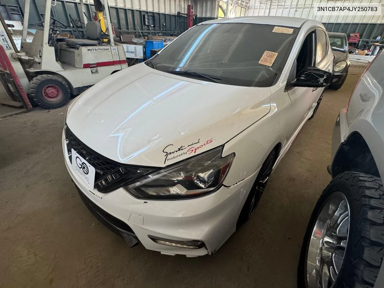 2018 Nissan Sentra Sr Turbo VIN: 3N1CB7AP4JY250783 Lot: 70727664