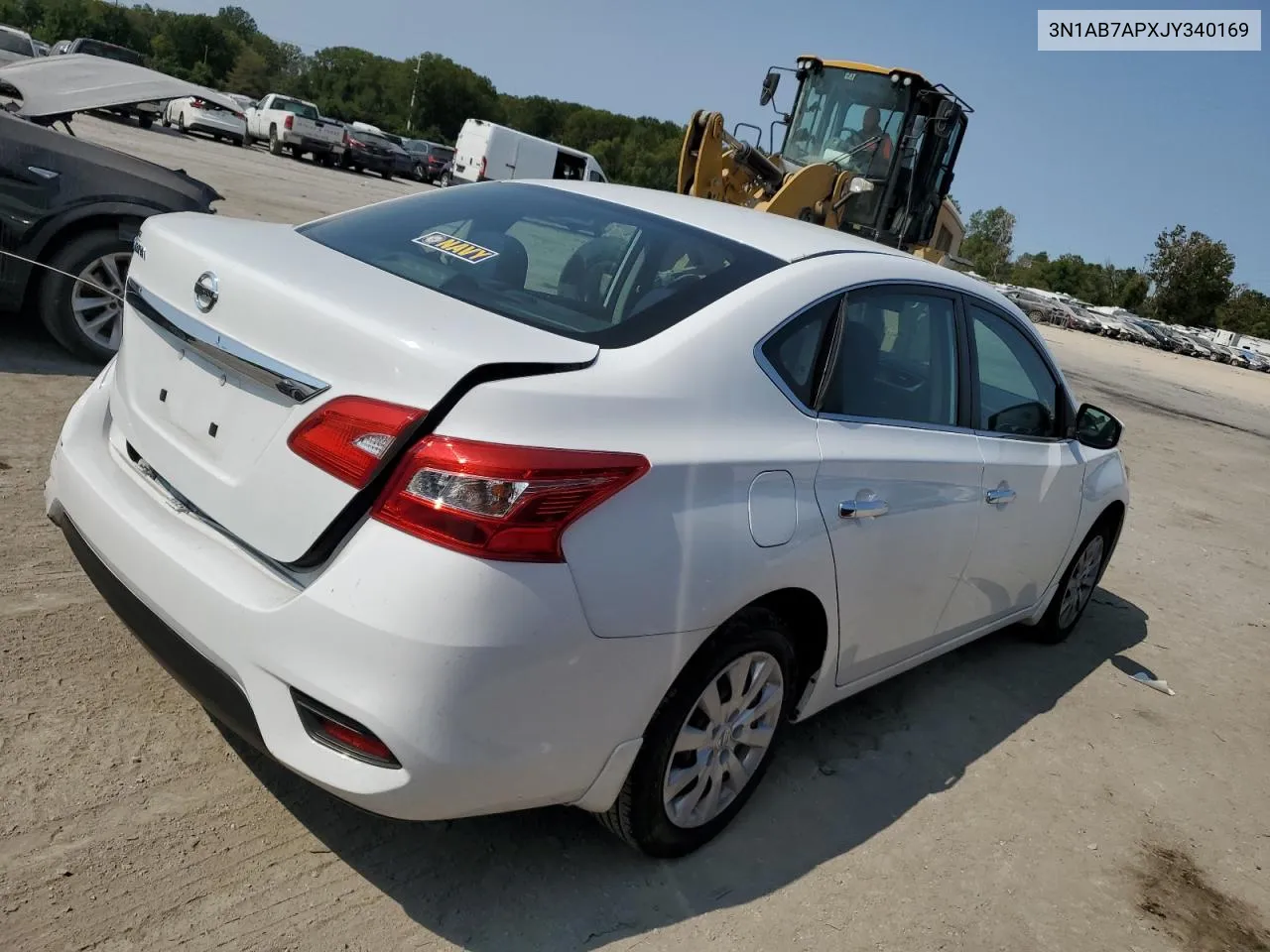 2018 Nissan Sentra S VIN: 3N1AB7APXJY340169 Lot: 70793194