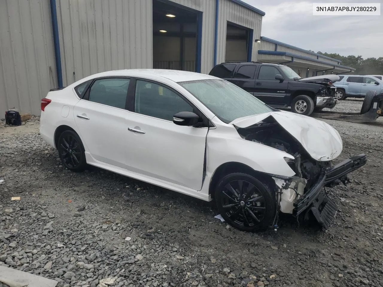 2018 Nissan Sentra S VIN: 3N1AB7AP8JY280229 Lot: 70812114