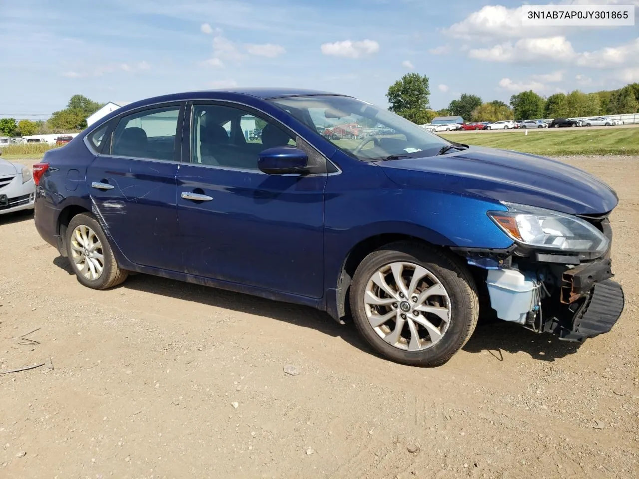 2018 Nissan Sentra S VIN: 3N1AB7AP0JY301865 Lot: 71077104