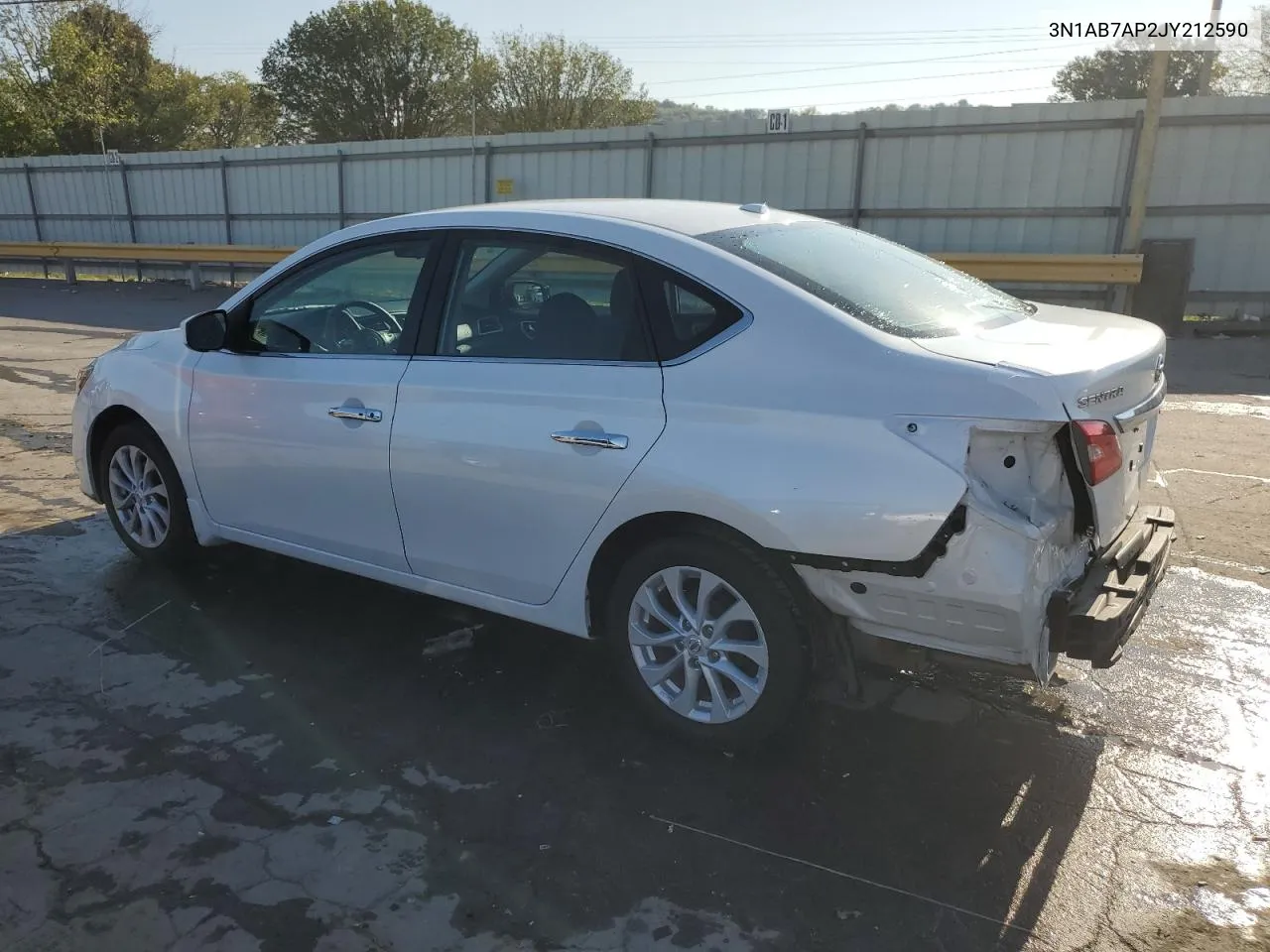 2018 Nissan Sentra S VIN: 3N1AB7AP2JY212590 Lot: 71085964