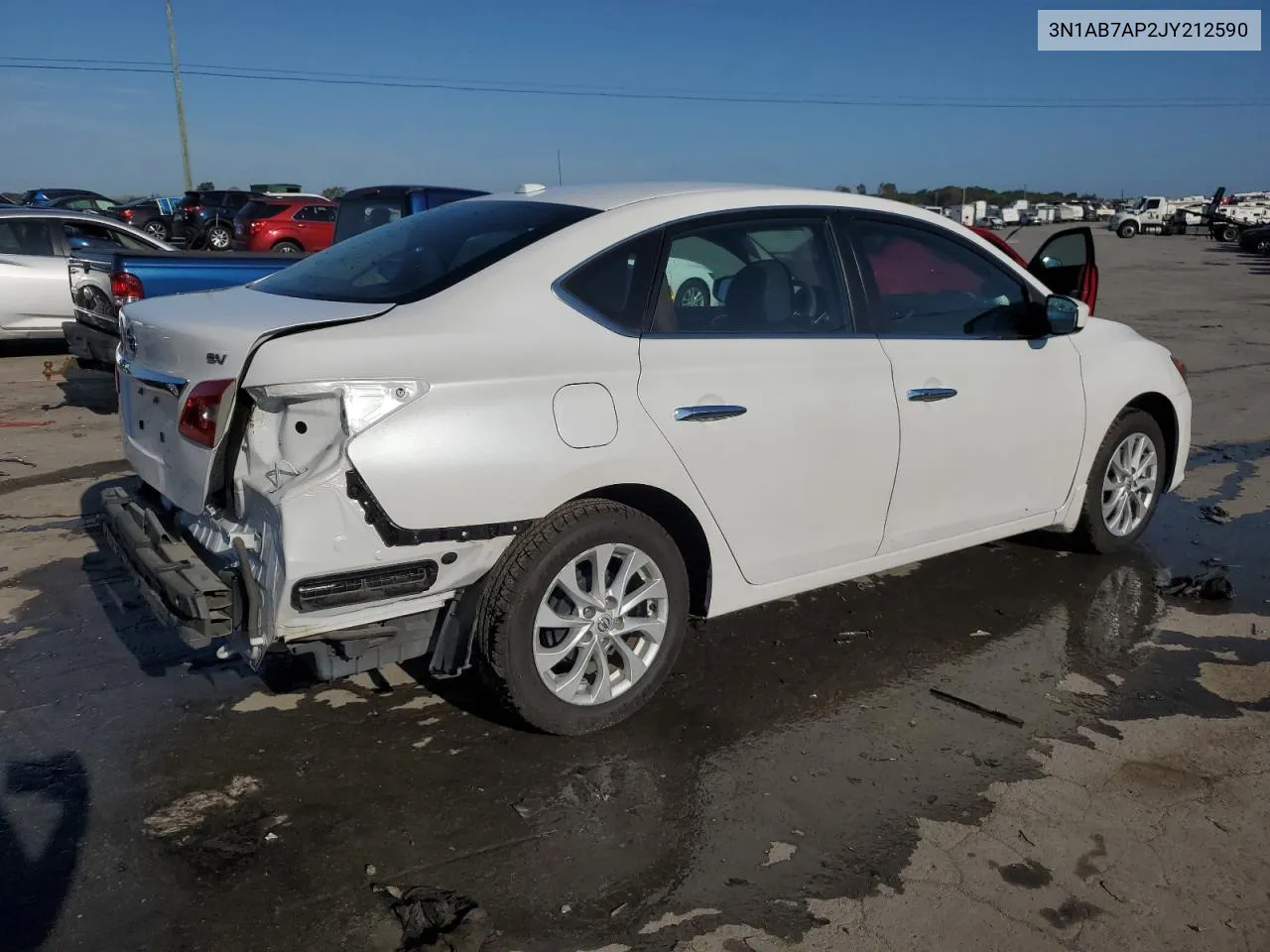 2018 Nissan Sentra S VIN: 3N1AB7AP2JY212590 Lot: 71085964